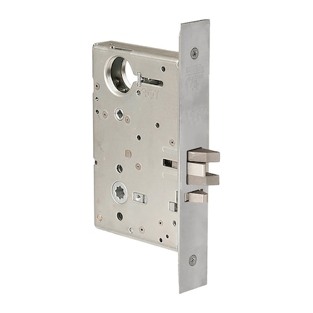 Entrance Or Office Mortise Lockbody Only,  Satin Stainless Steel